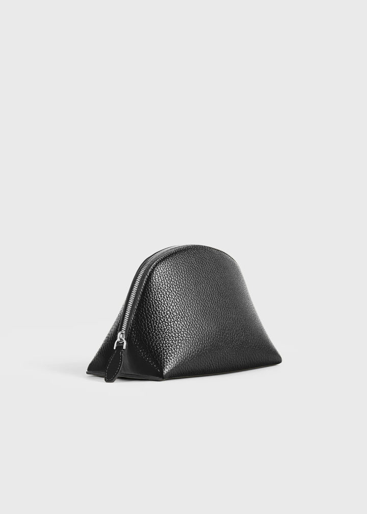 Small grained leather pouch