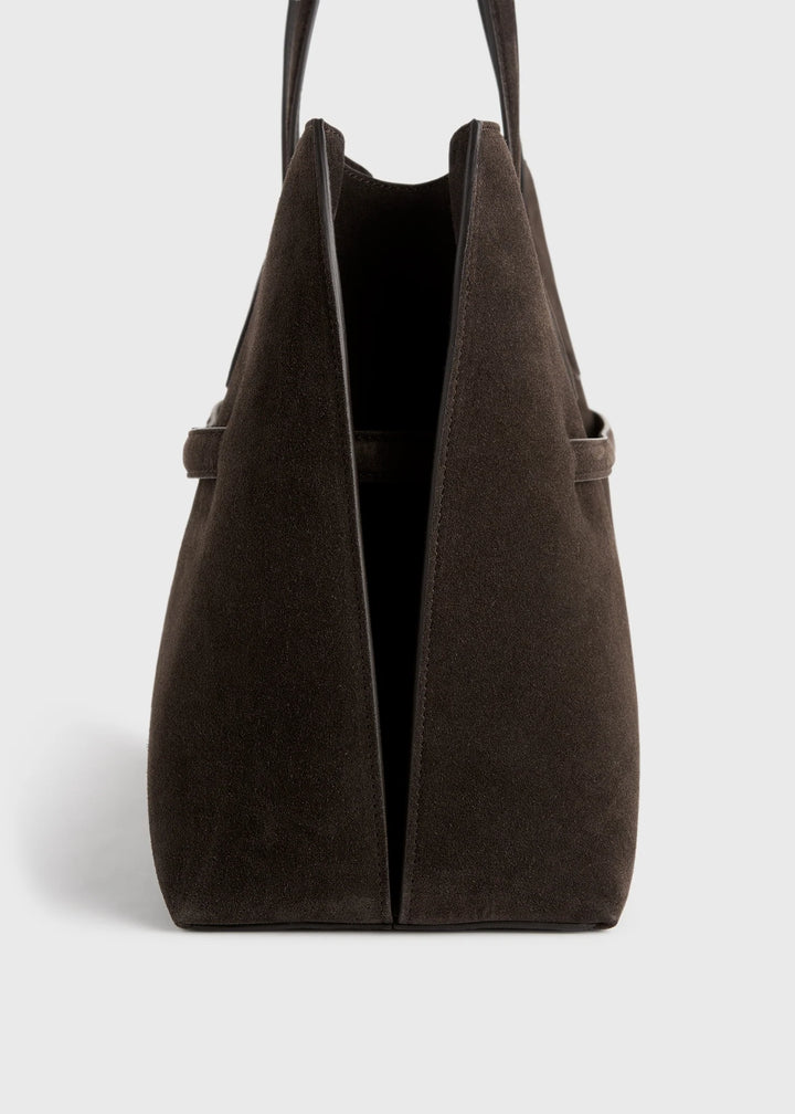 Suede lounge tote