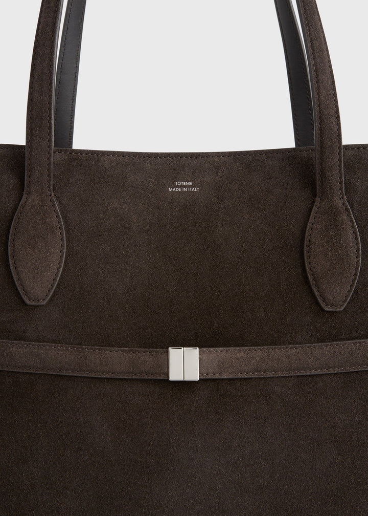Suede lounge tote