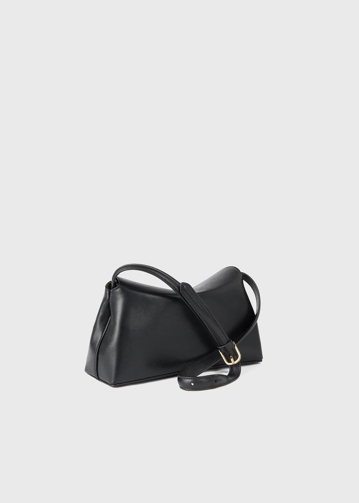 T-Lock leather clutch