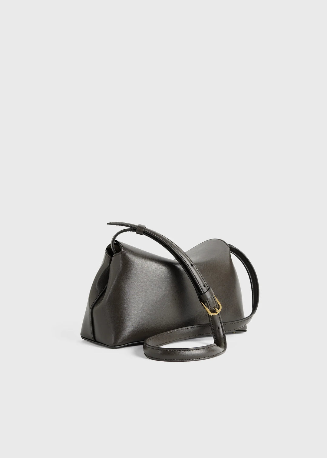 T-Lock leather clutch