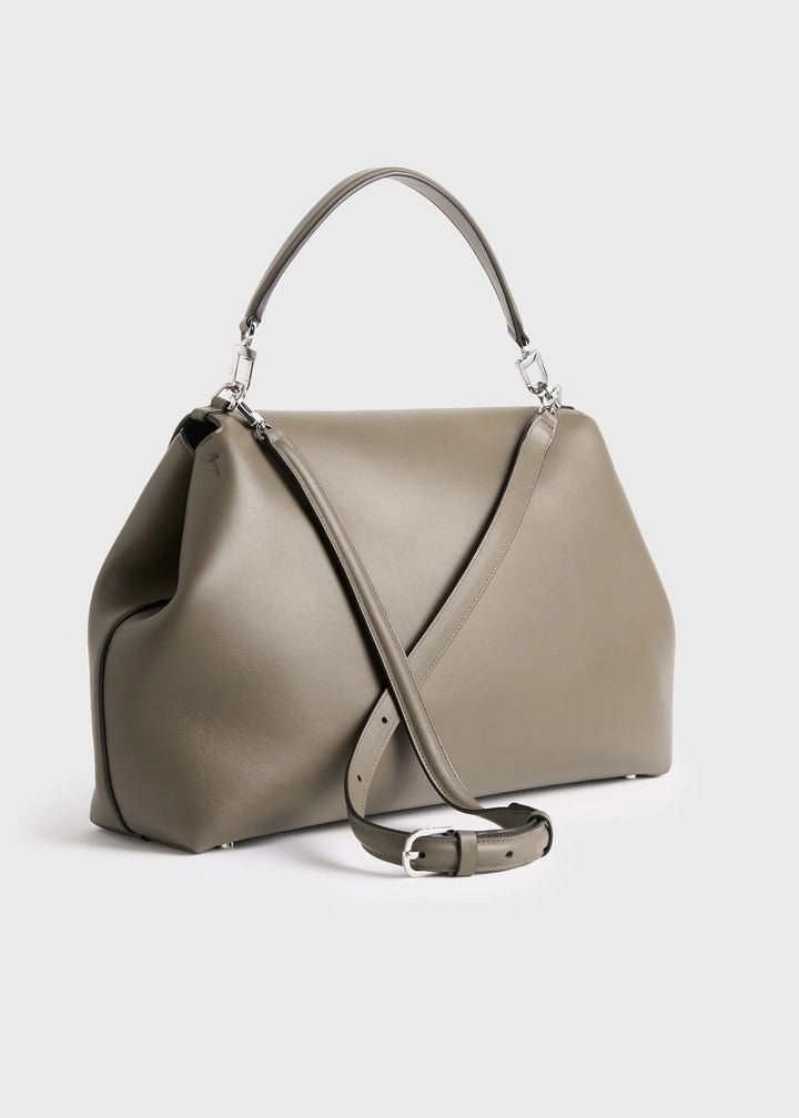 T-Lock leather satchel
