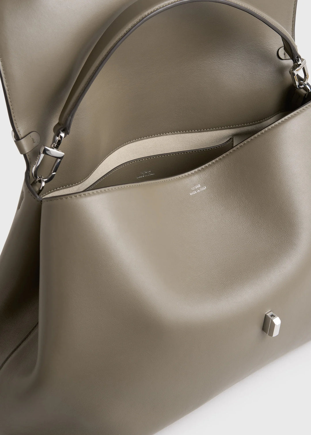 T-Lock leather satchel