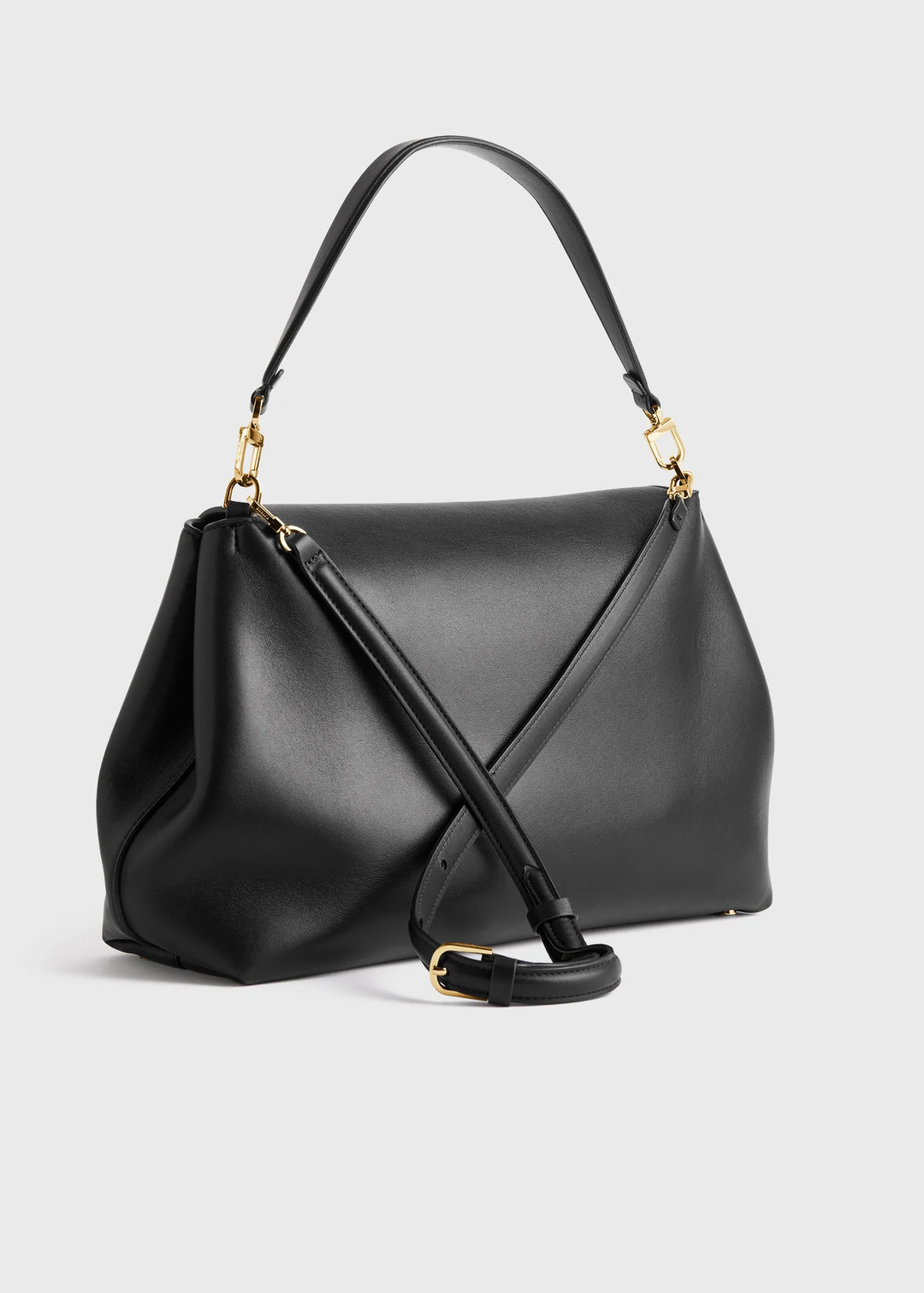 T-Lock leather satchel