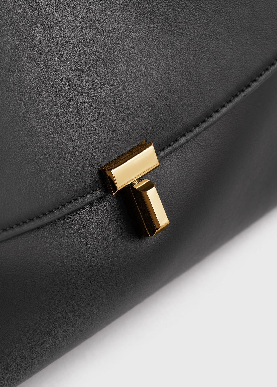 T-Lock leather satchel
