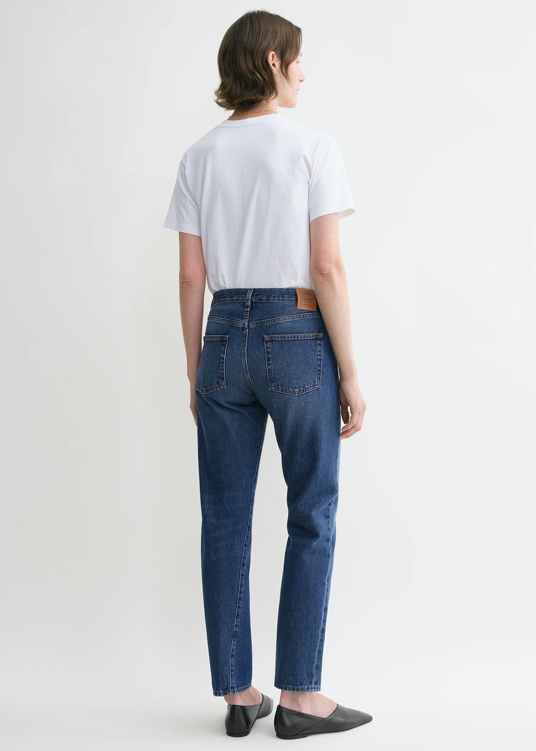 Twisted seam denim