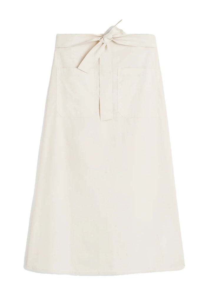 Tie-Waist Cotton Skirt
