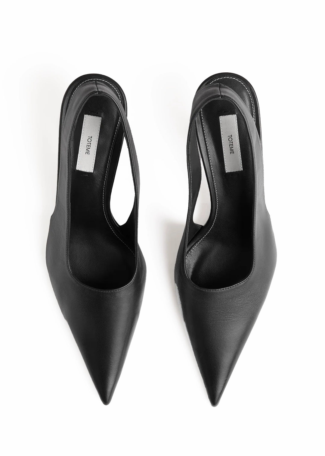 Classic leather slingbacks