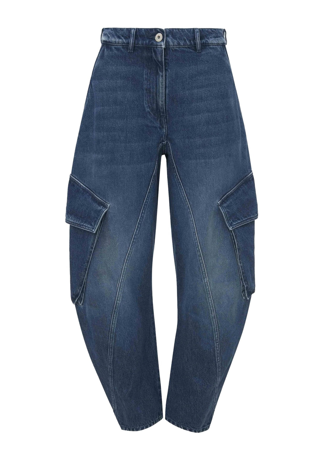 Twisted cargo jeans