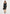 Shoulder Drape V-Neck Dress