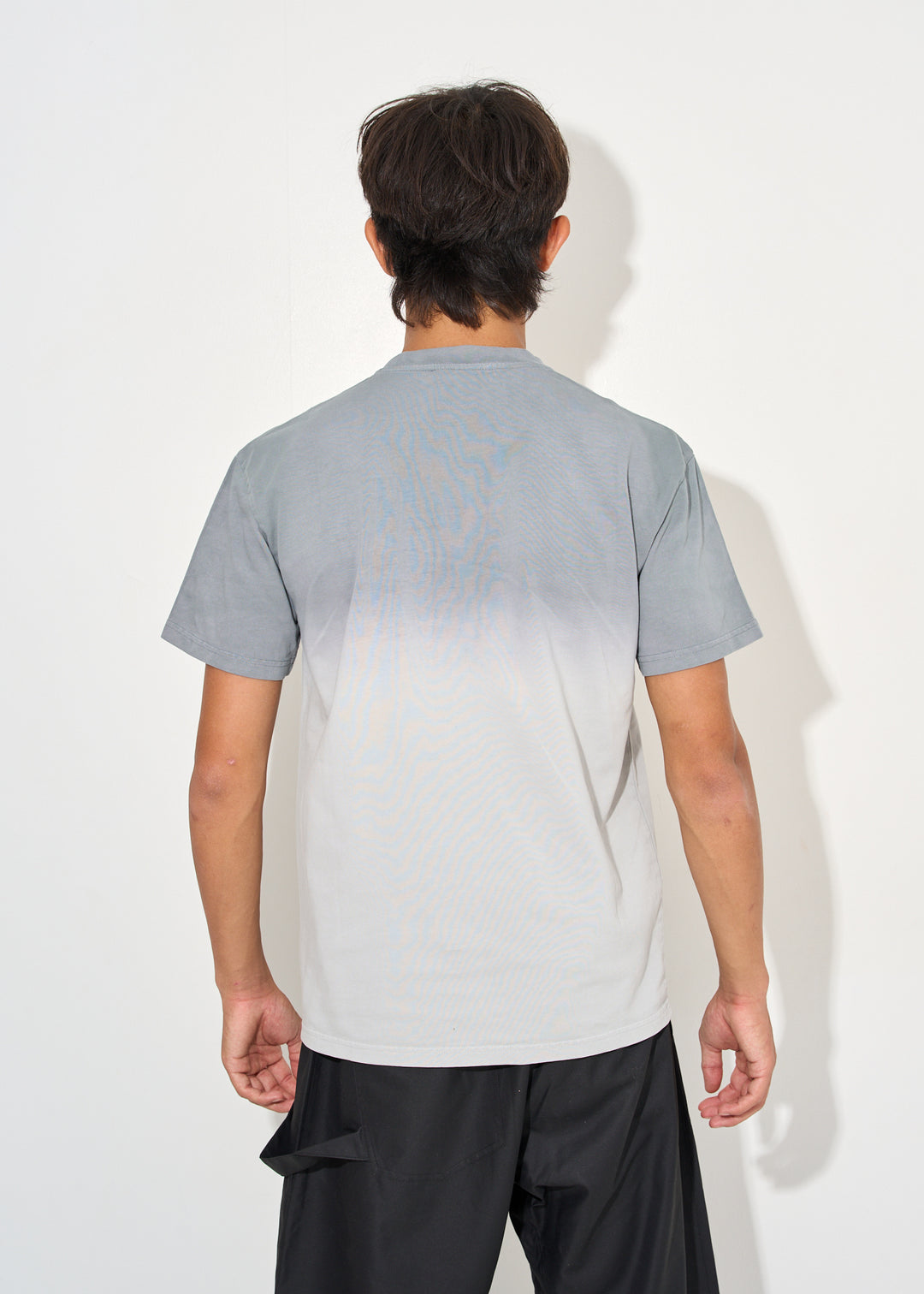 Logo embroidery gradient t shirt