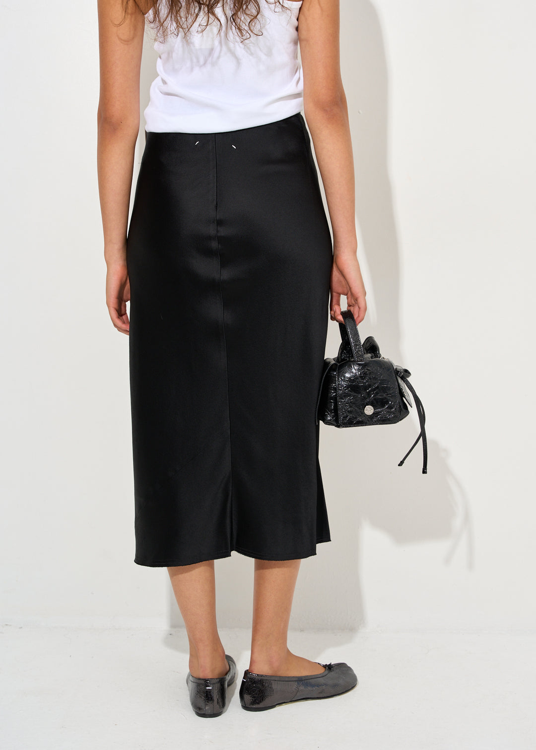 Stitching Midi Skirt