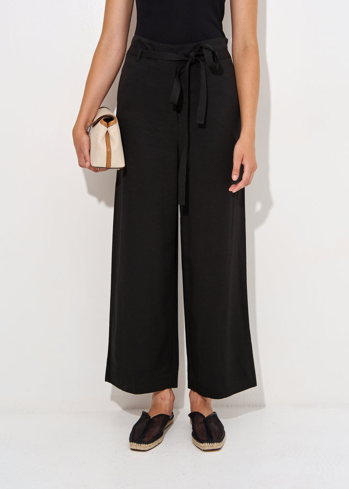 Fluid Tie-Waist Trousers