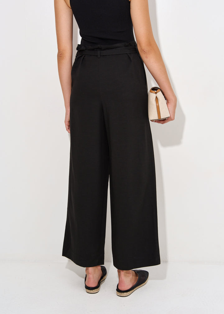 Fluid Tie-Waist Trousers