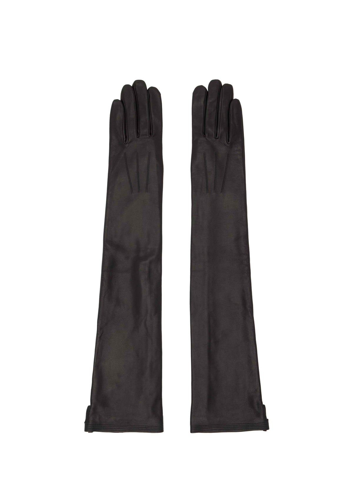 Long Leather Gloves