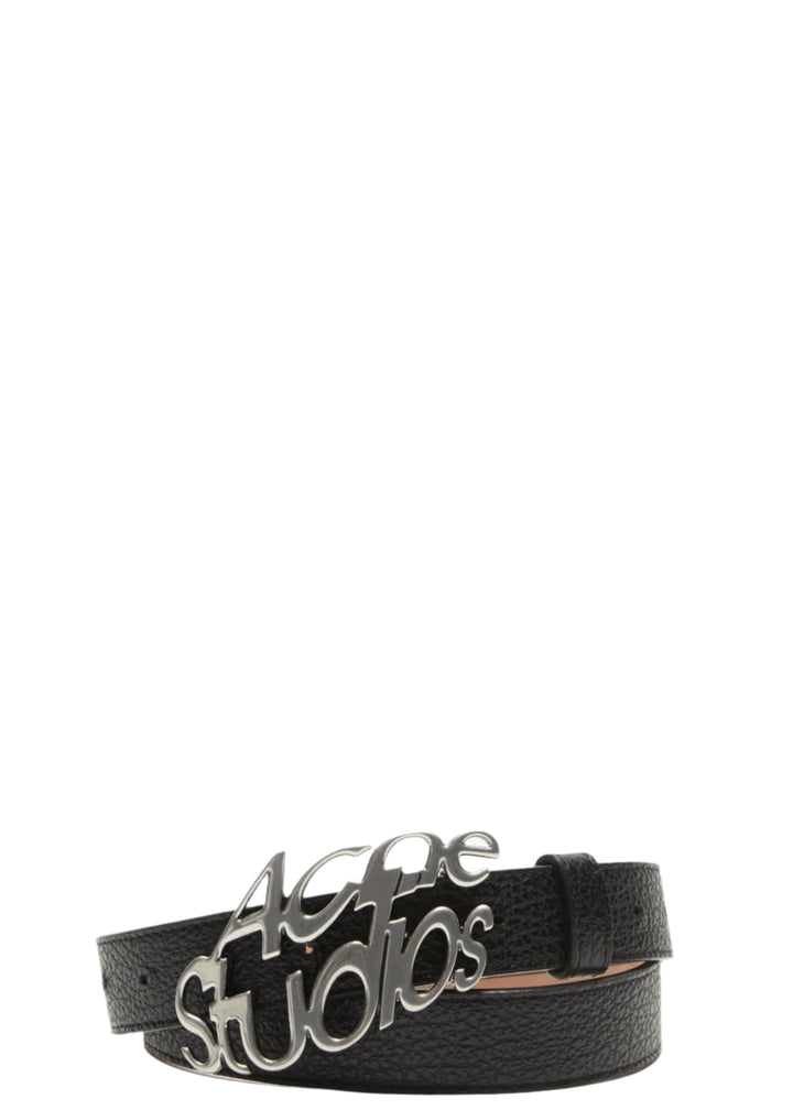 Logo buckle belt