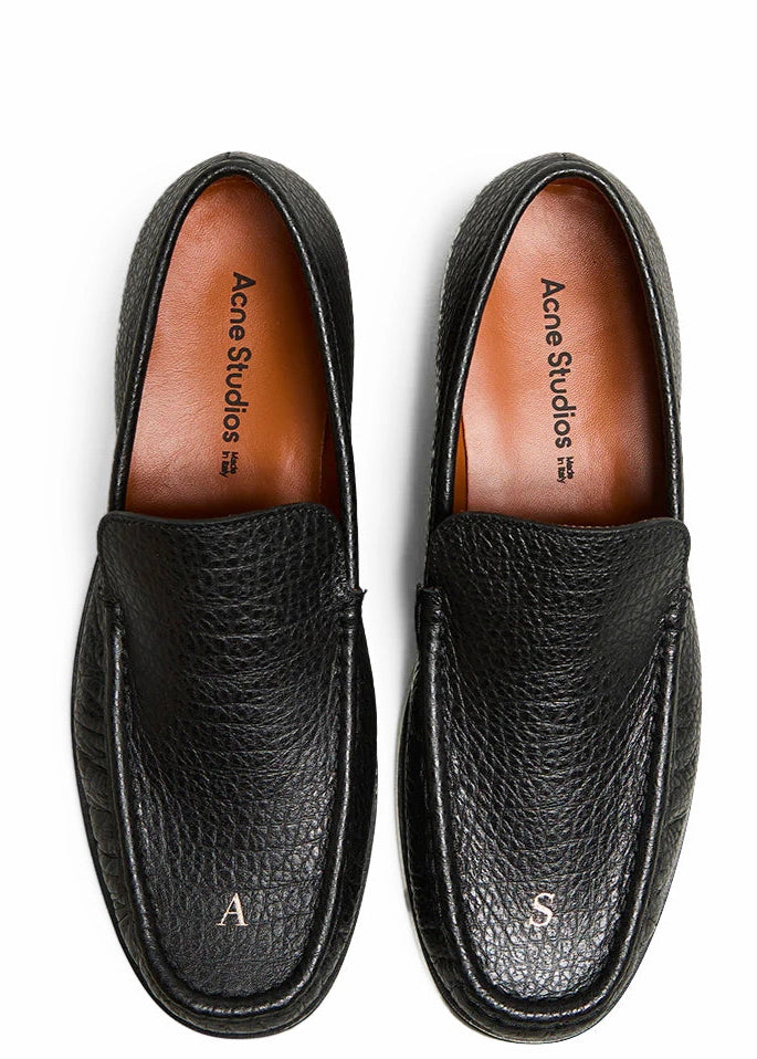 Leather loafers