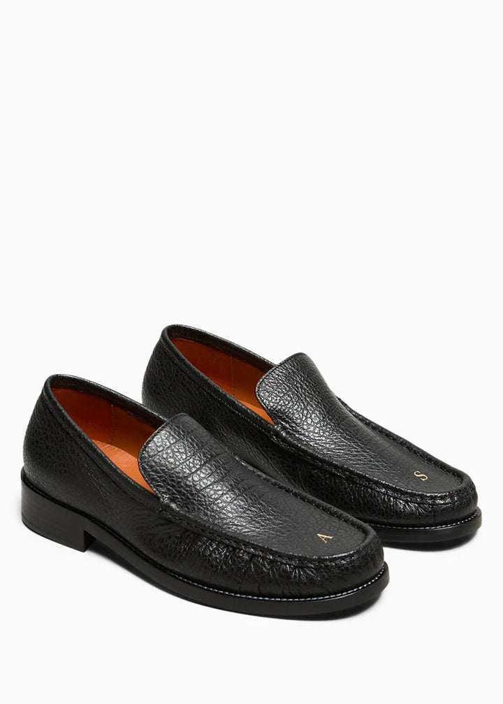 Leather loafers