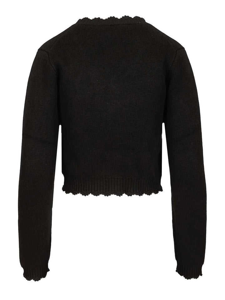 Crochet Applique Cardigan