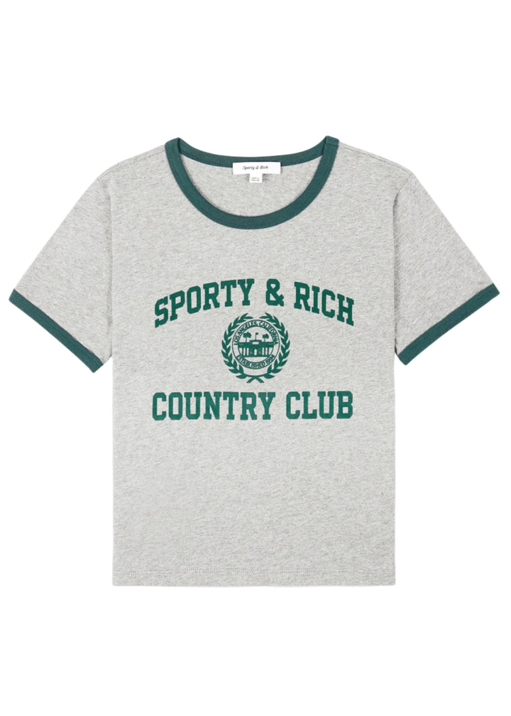 Varsity Crest Ringer Tee