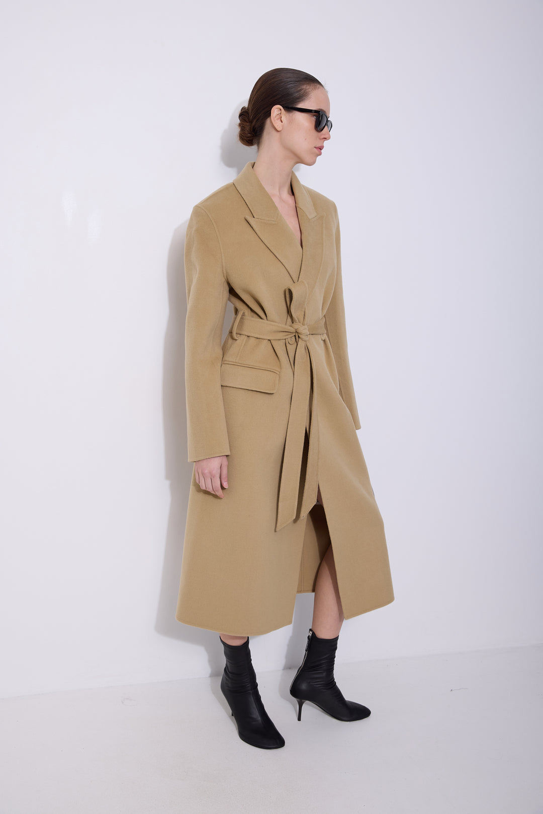 Double-Breasted Cashmere Coat