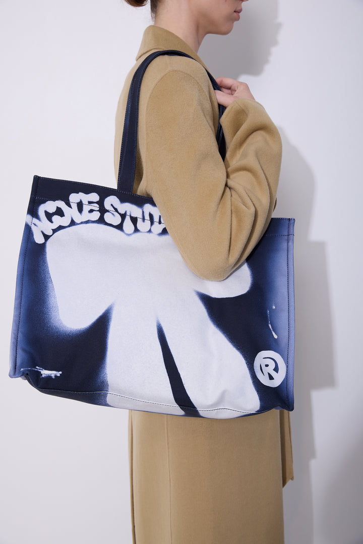 Logo shopper tote