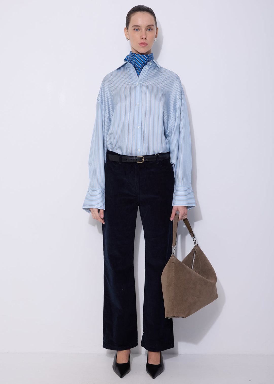 Oversized Striped Shirt