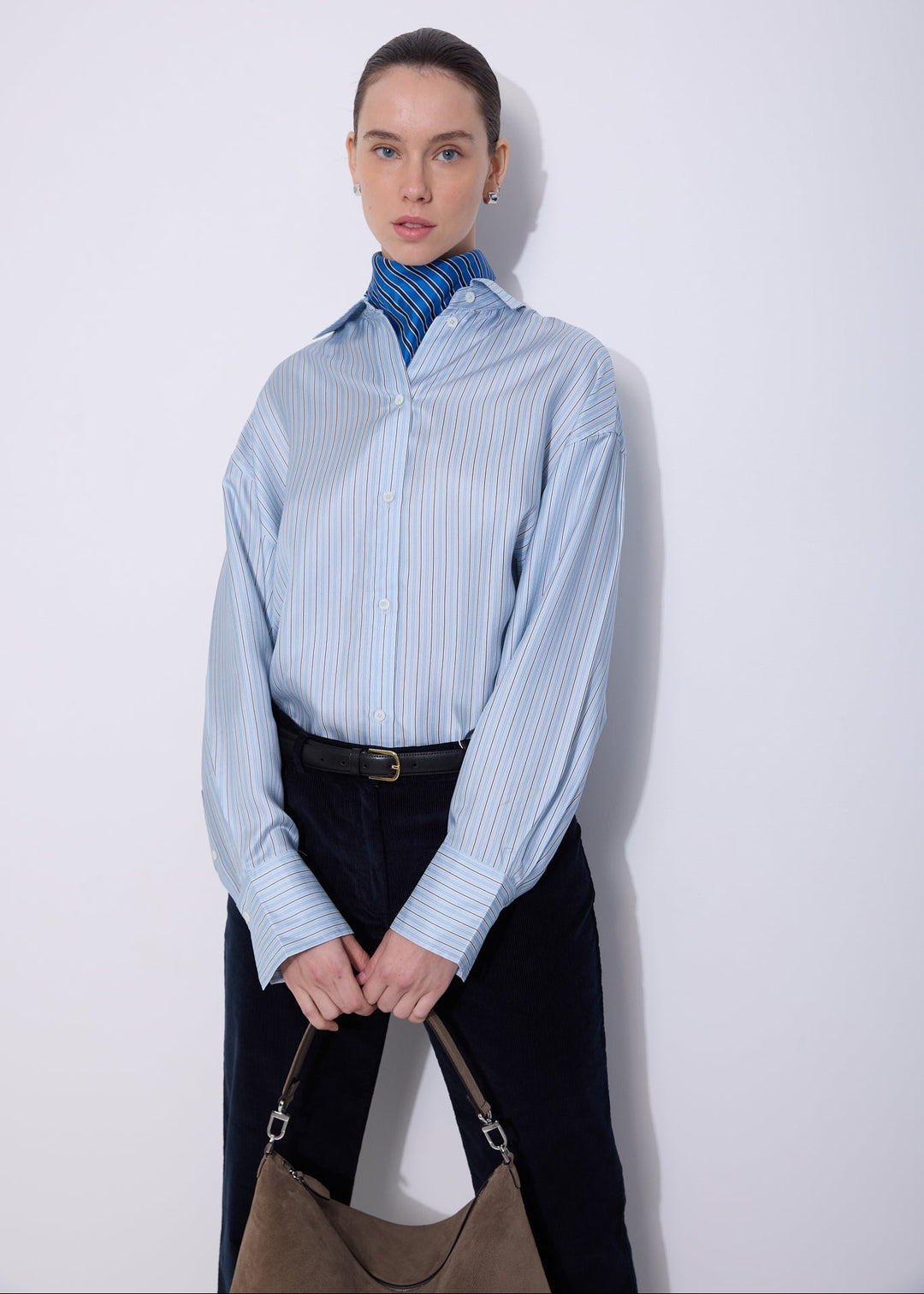 Oversized Striped Shirt