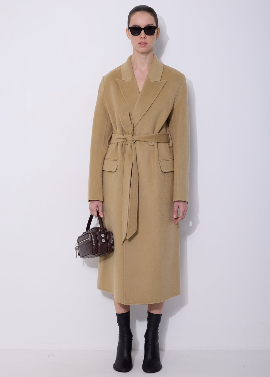 Double-Breasted Cashmere Coat