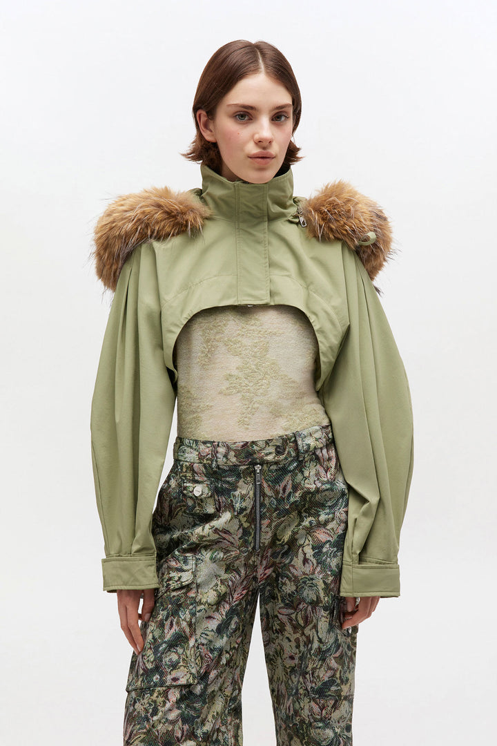 Ripstop  Cropped Jacket