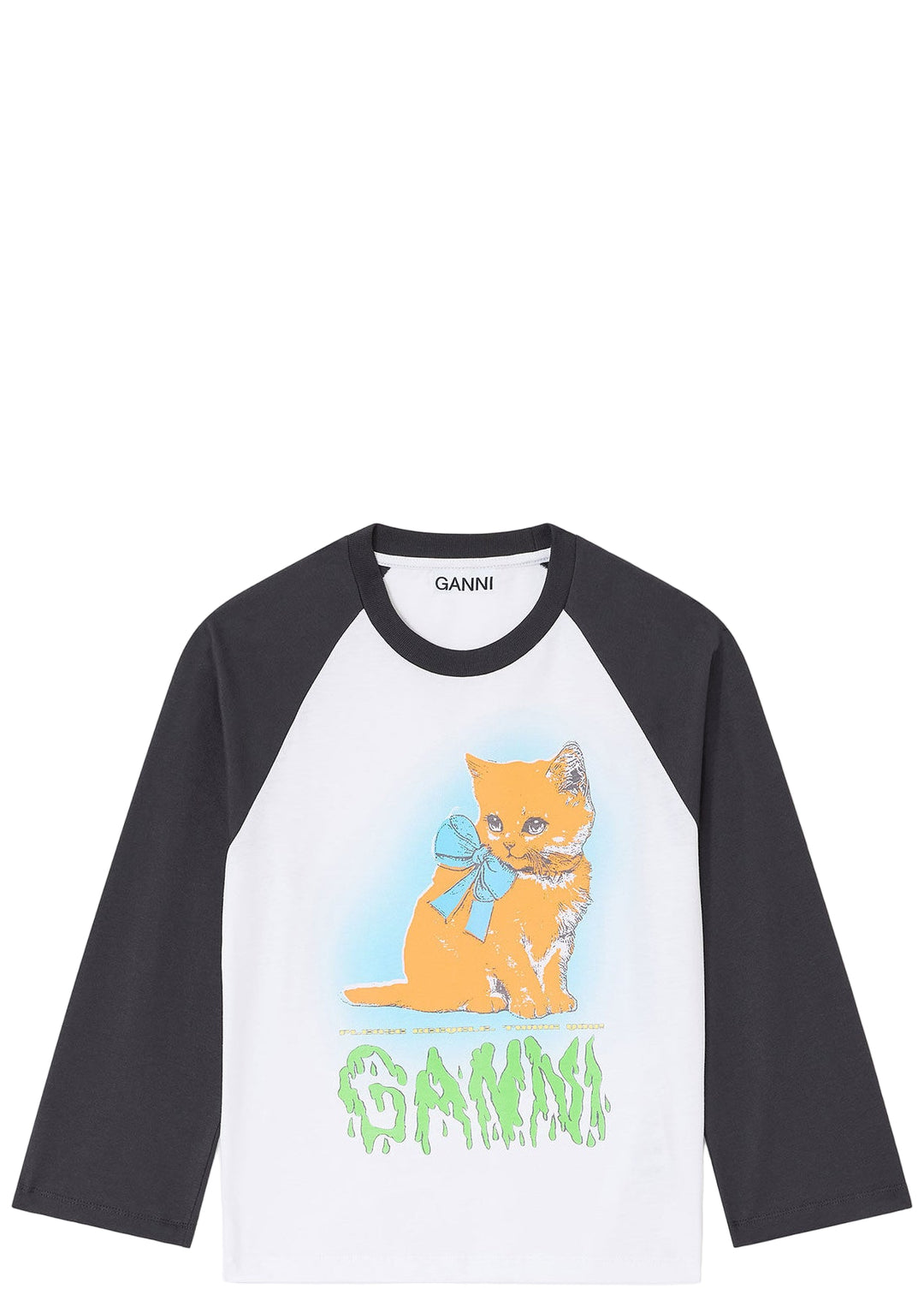 Jersey Kitty Baby Fitted T­ shirt