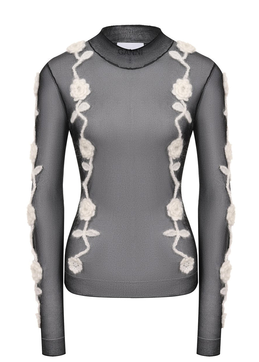 GANNI | Applique Top | Tops
