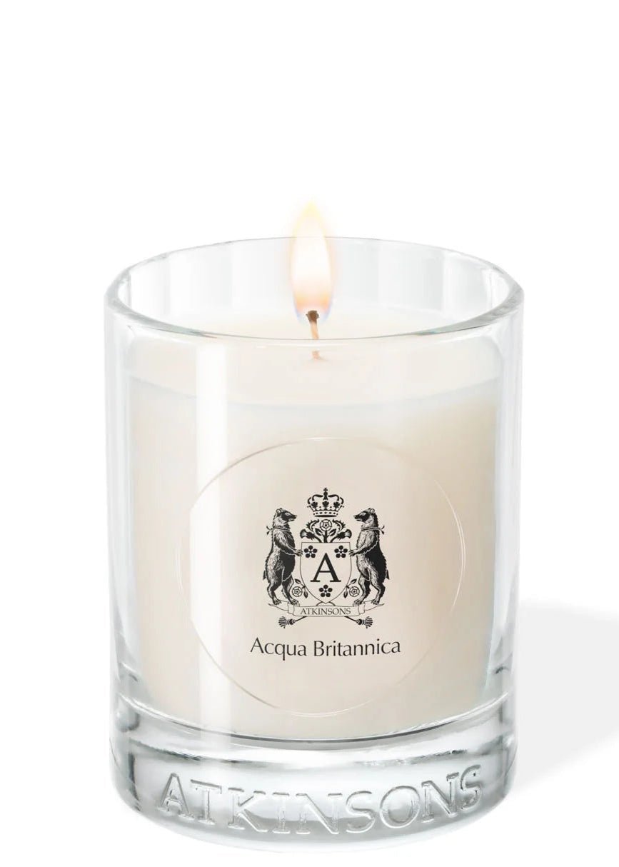 ATKINSONS | AQUA BRITANNICA CANDLE | Home&Living