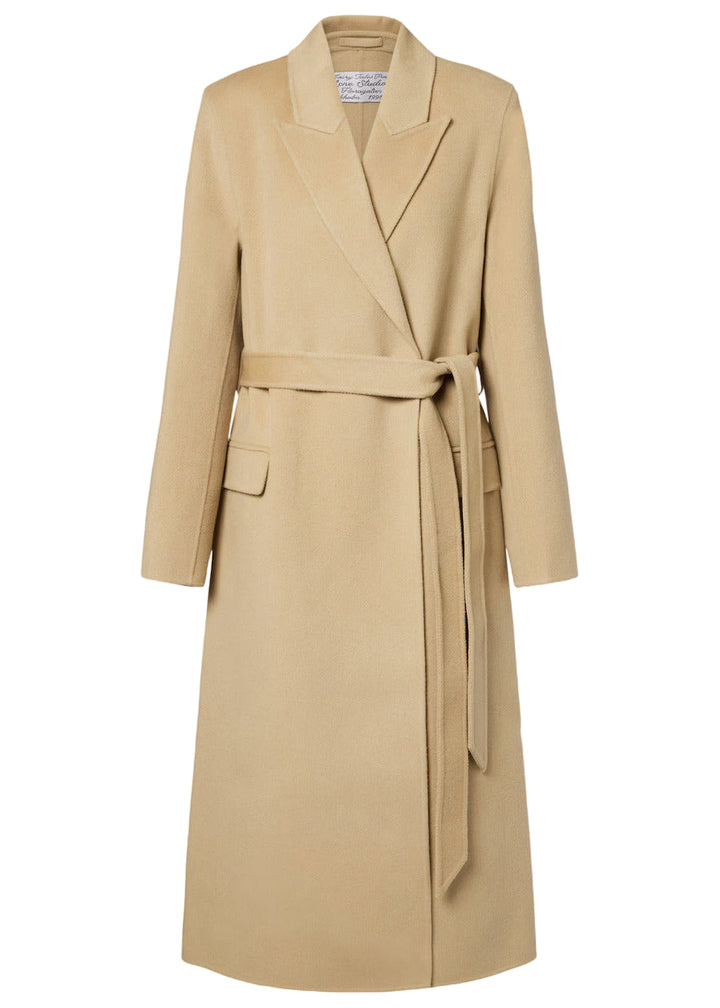 Double-Breasted Cashmere Coat