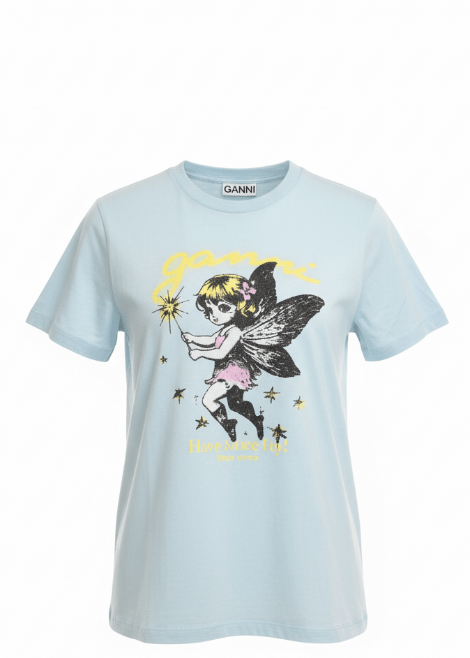 GANNI | Basic Cotton Jersey Fairy | T-Shirts