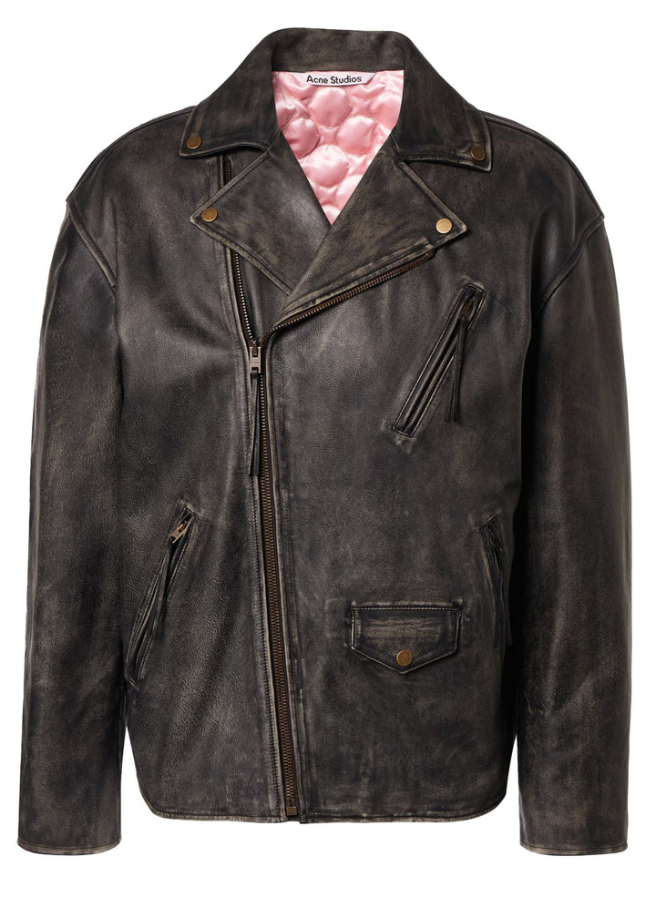 Biker leather jacket