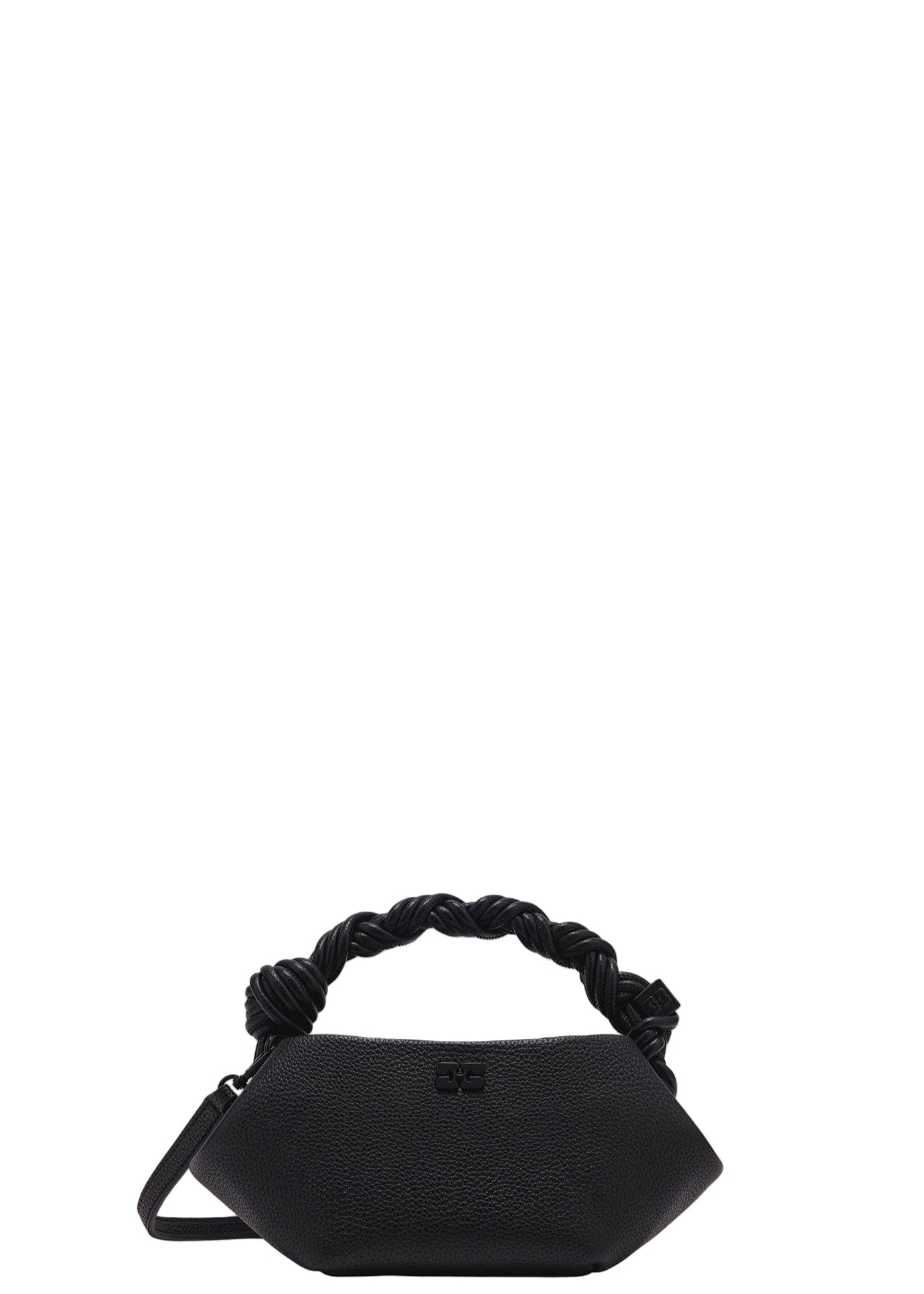 GANNI | Bou Bag Mini Grained Black | Handbags