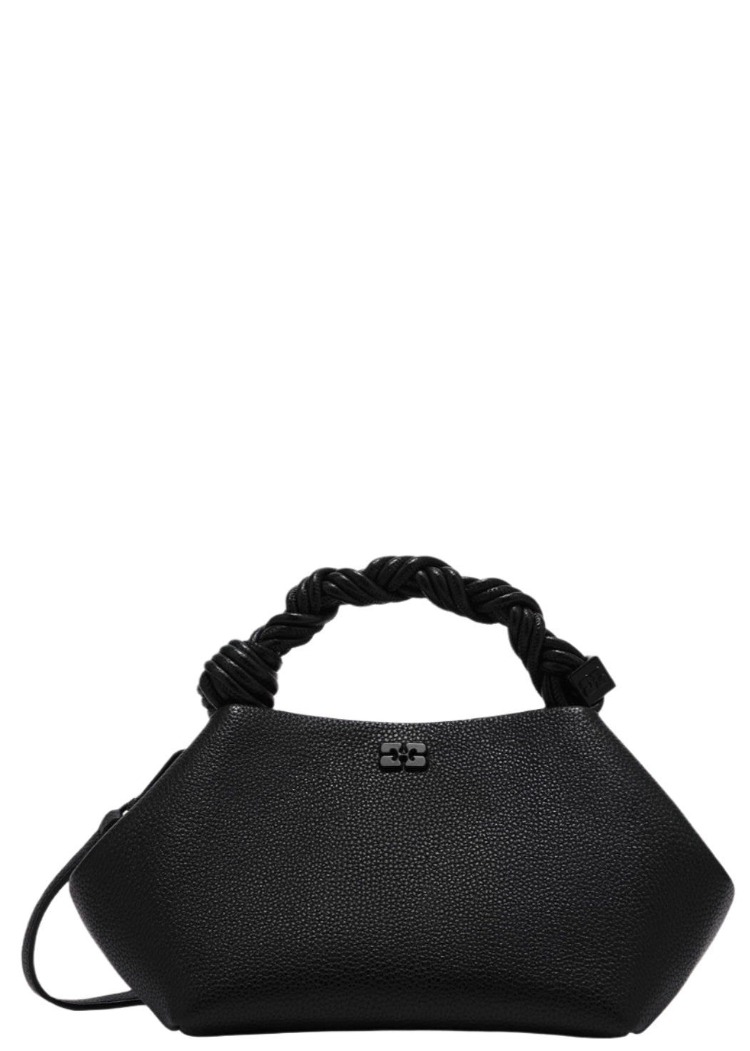 GANNI | Bou Bag Small Grained Black | Handbags