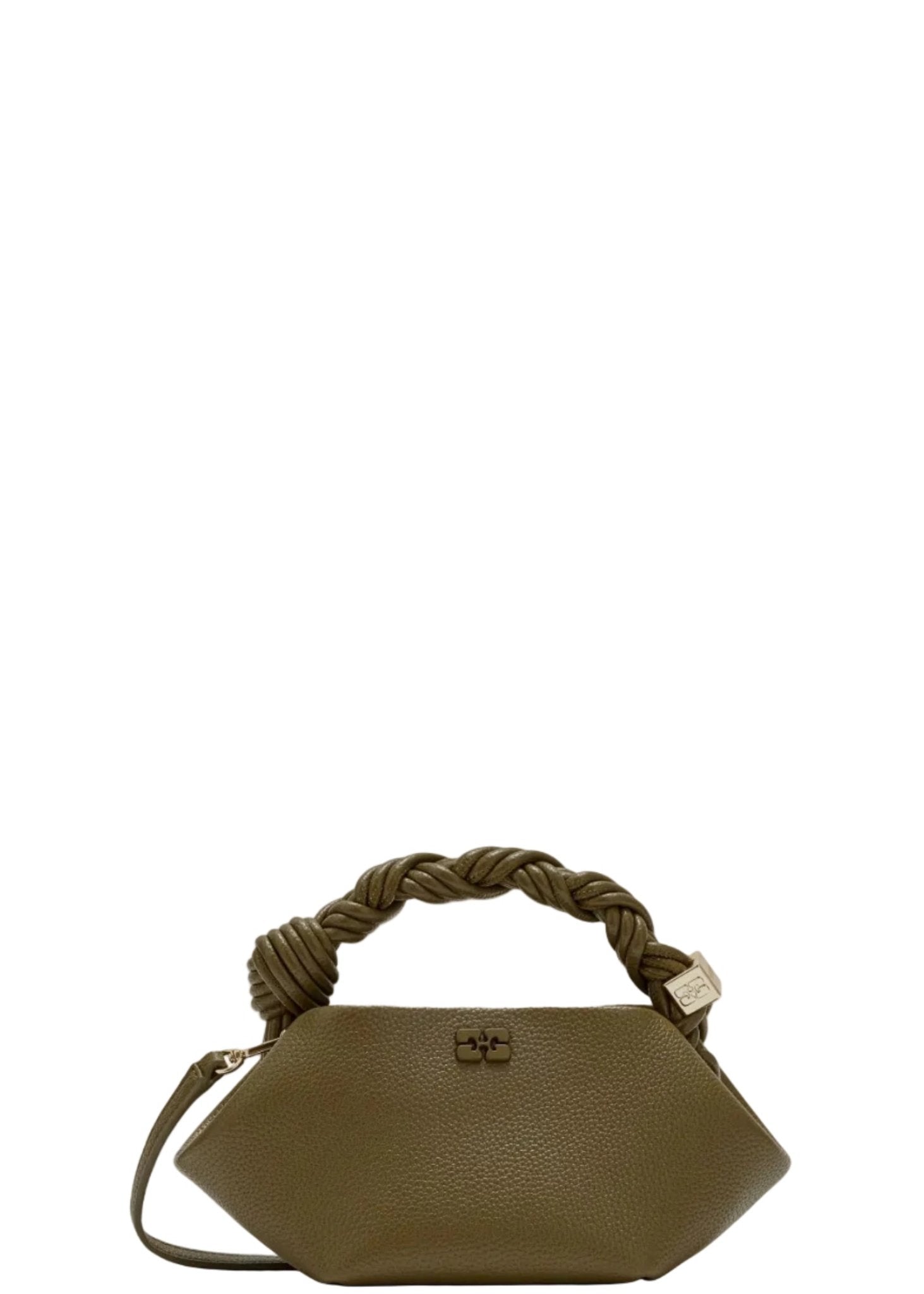 GANNI | Bou Mini Grained Military Olive | Handbags