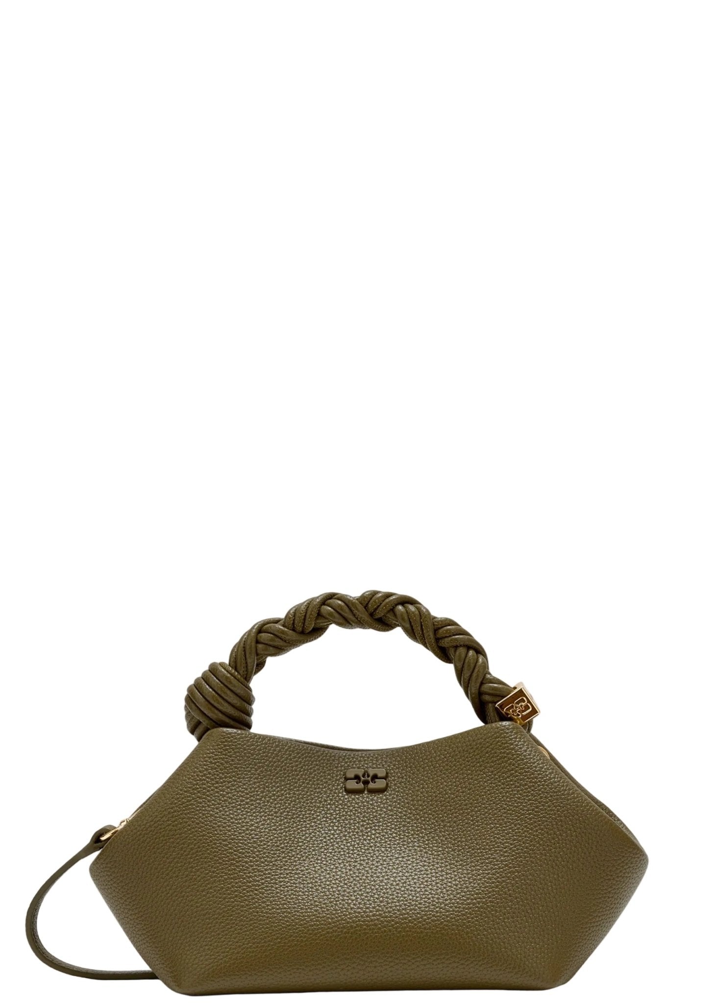 GANNI | Bou Small Grained Military Olive | Handbags