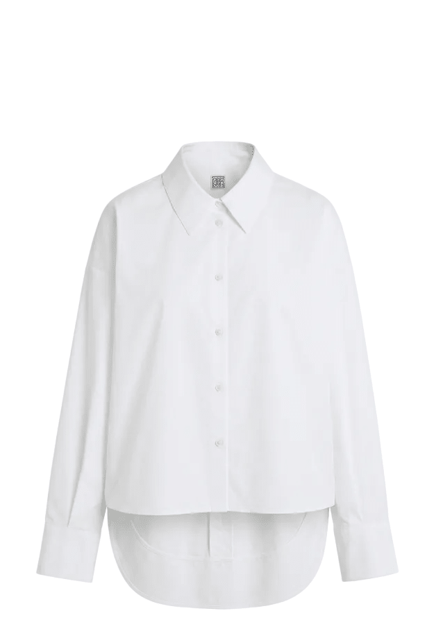TOTEME | Boxy Poplin Shirt | Tops