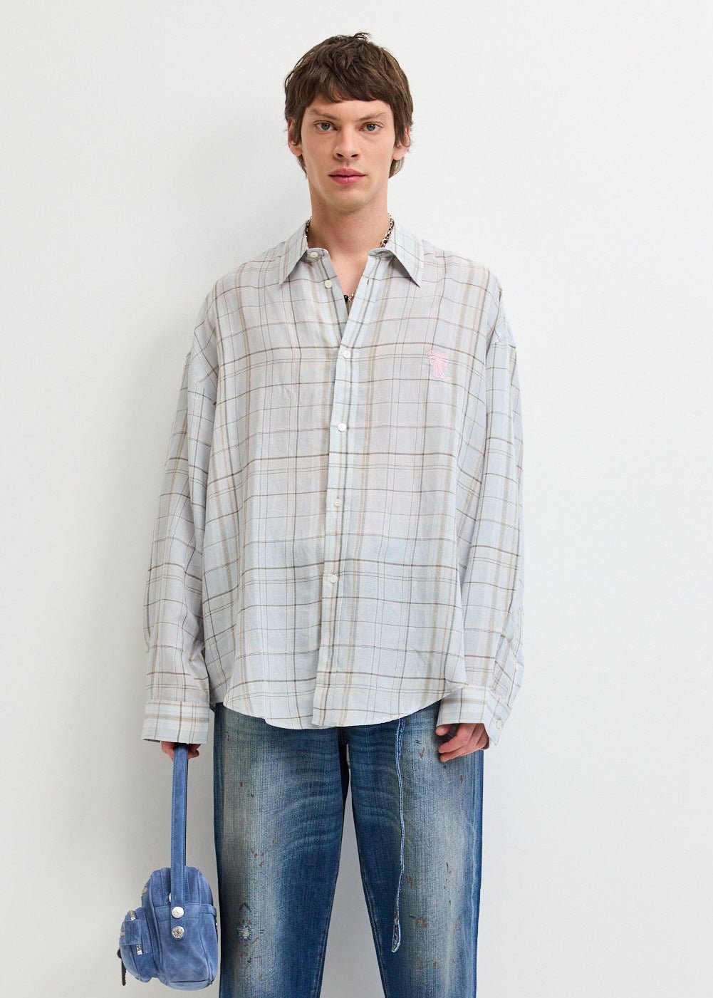 ACNE STUDIOS | Check Button - Up | Tops