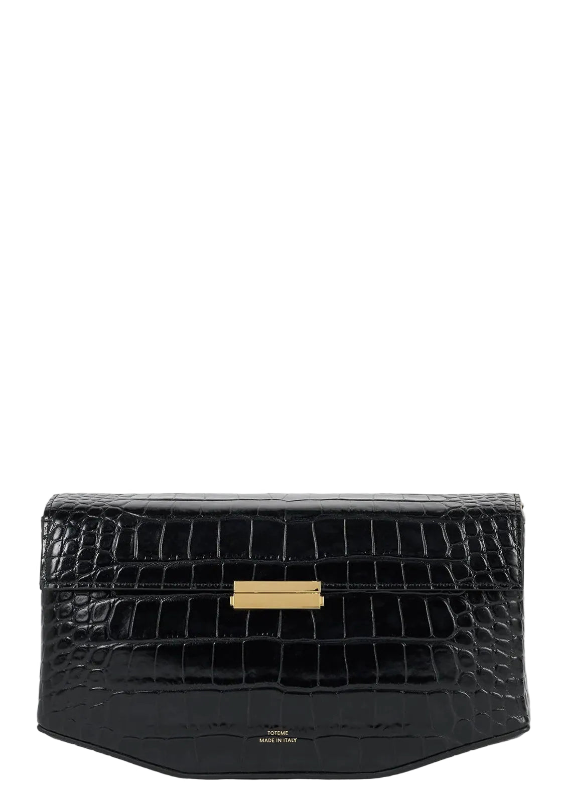 TOTEME | Clip Croco - Embossed Shoulder | Handbags