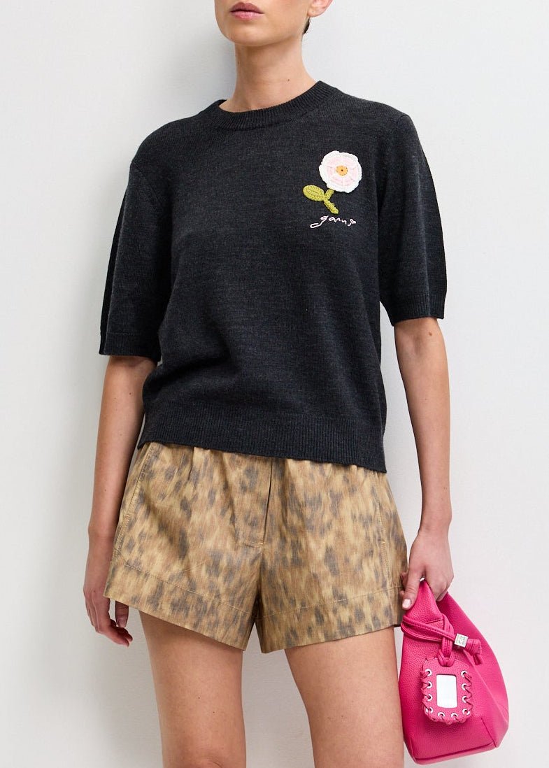GANNI | Cotton Elasticated Short | Pants