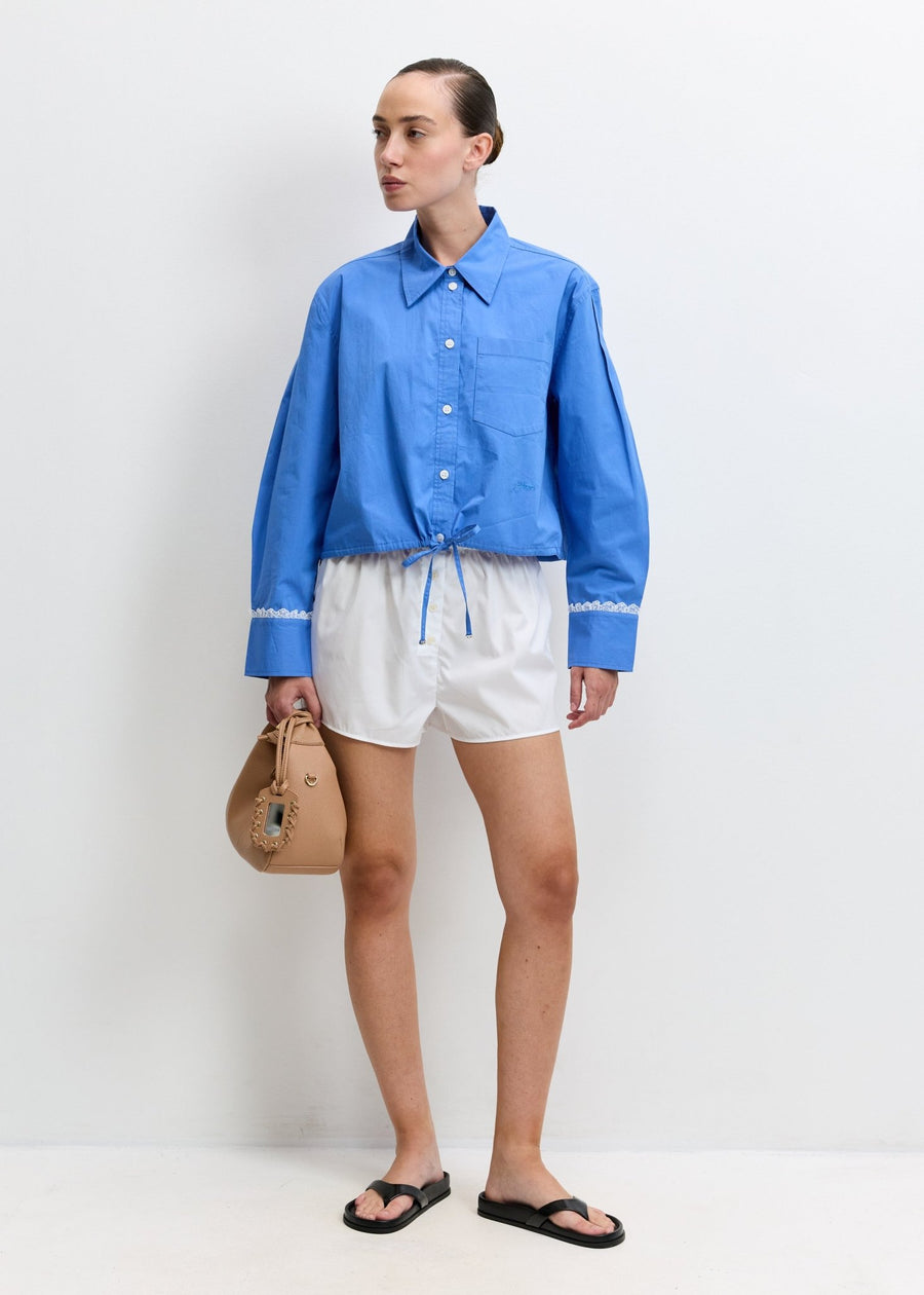 Cropped Bowling Shirt