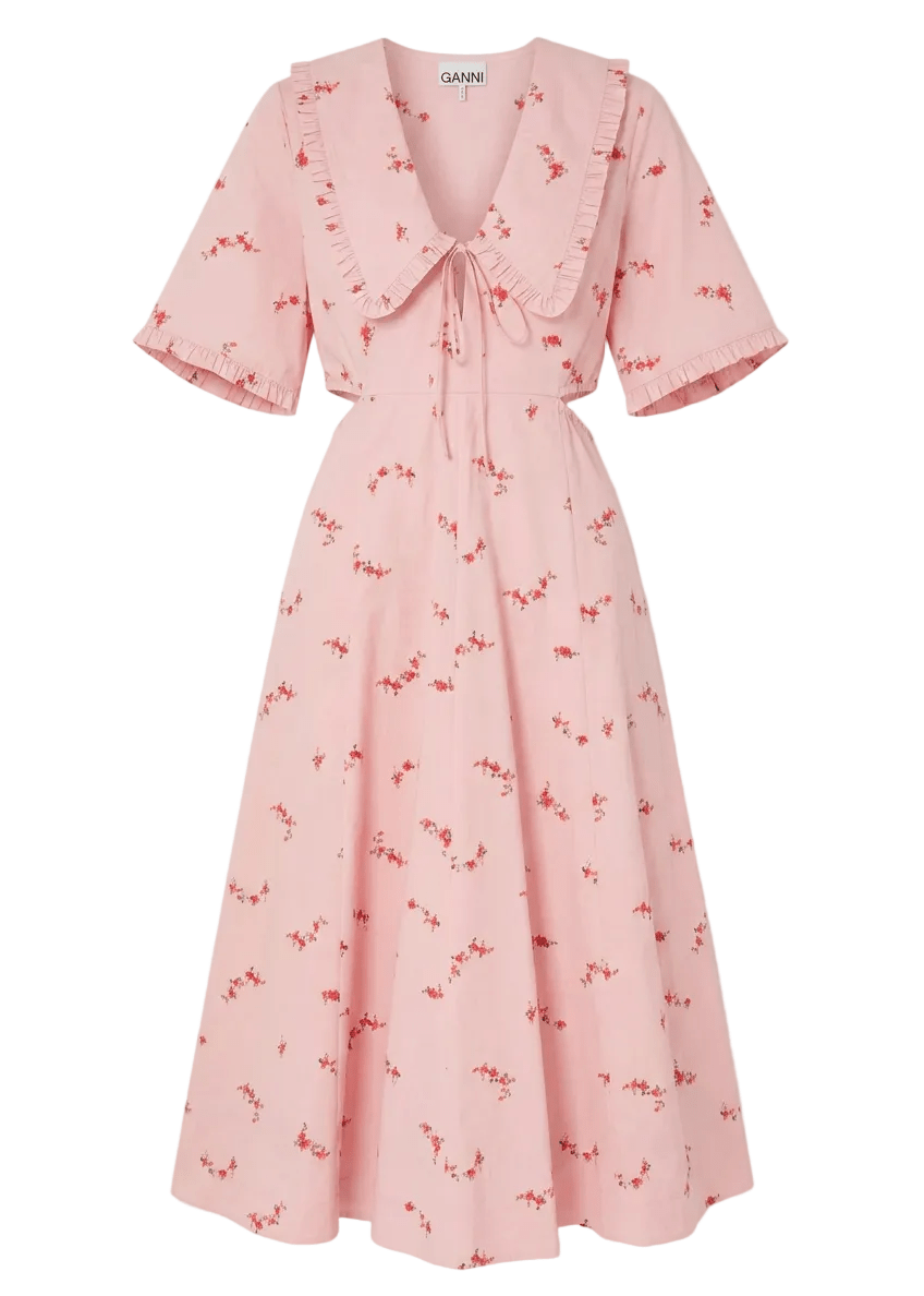 GANNI | Cut Out Midi Dress | Dresses