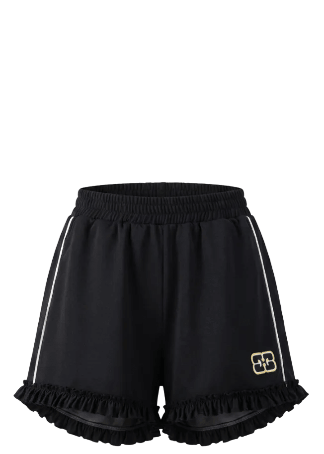 GANNI | Cycora Shorts with Frills | Pants