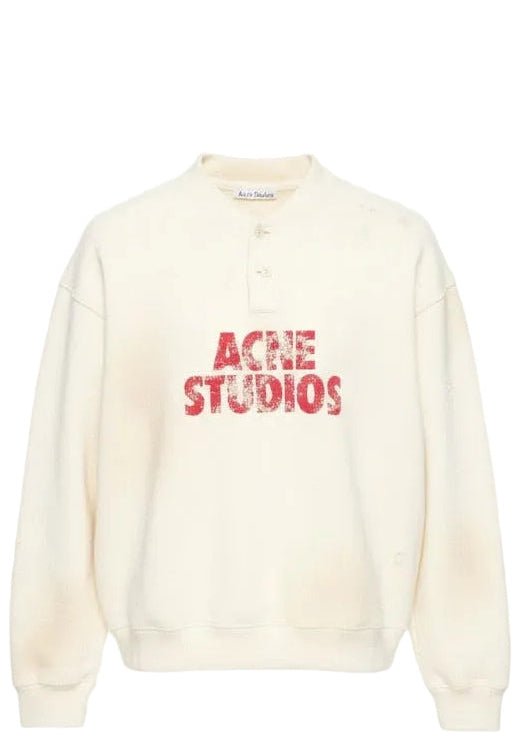 ACNE STUDIOS | Distressed Logo Sweatshirt | Sweatshirts