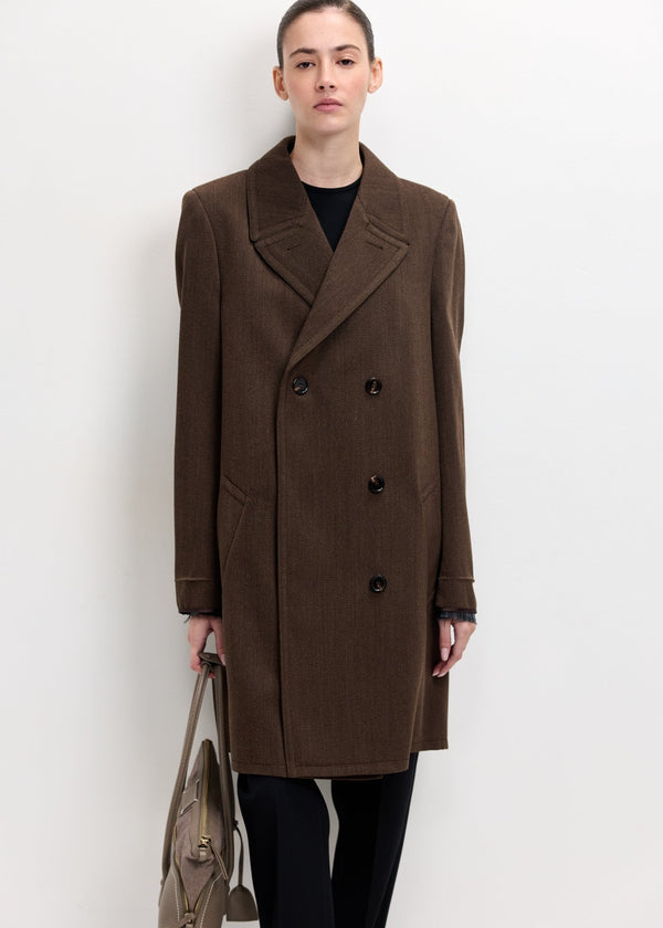 MAISON MARGIELA | Double-Breasted Wool Coat | Coats