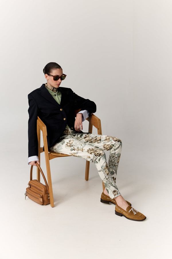 ACNE STUDIOS | Fitted Printed Trousers | Pants